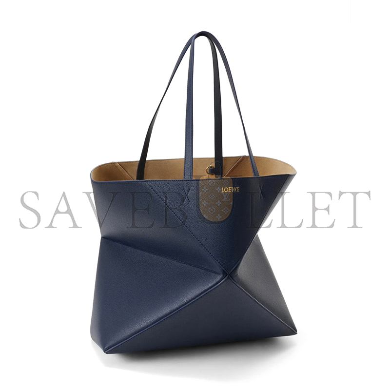 LOEWE LARGE HORIZONTAL PUZZLE FOLD TOTE IN SOFT GRAINED CALFSKIN A779PTWX01 (37*33*14.5cm)